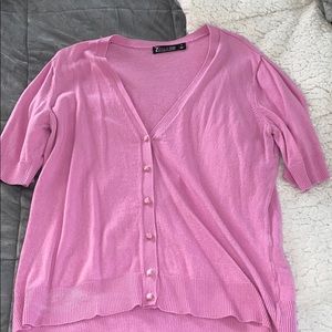 Short sleeve cardigan